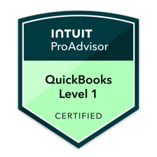 Intuit QuickBooks ProAdvisor Level 1 Certified
